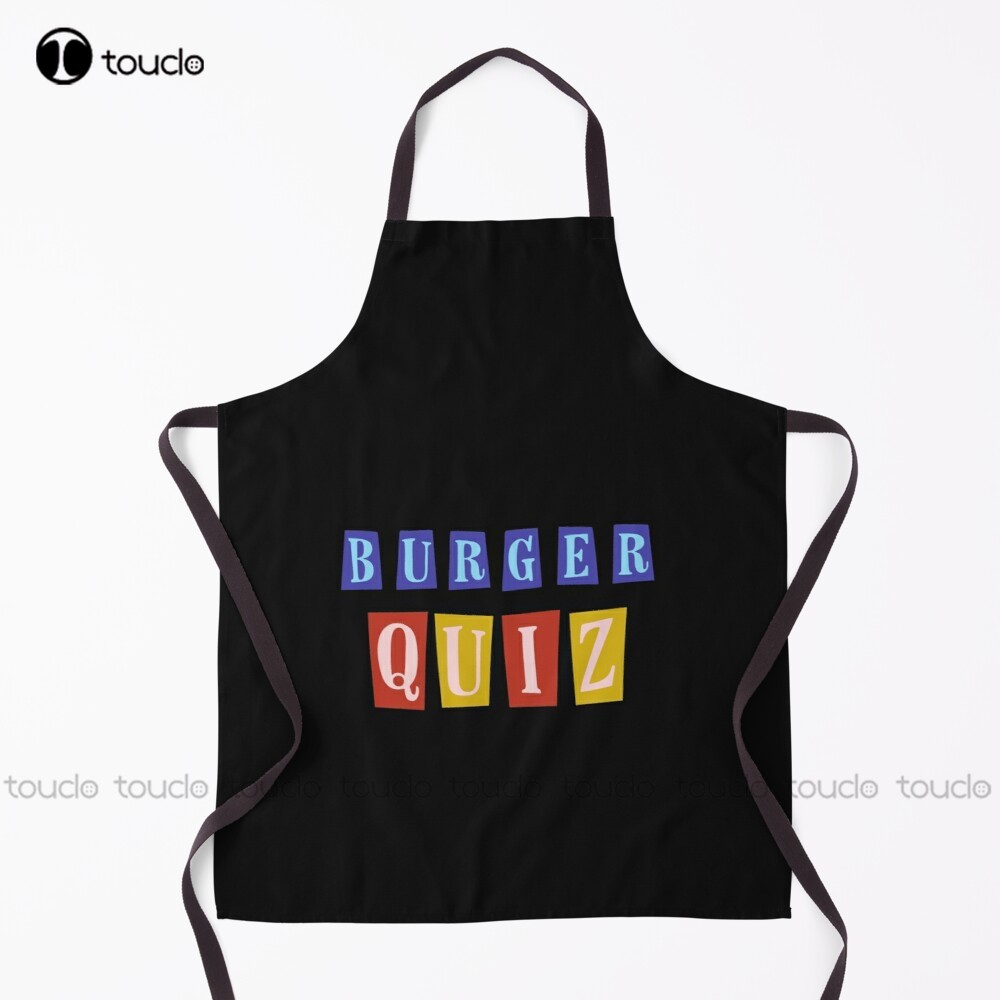 Kitchen Quiz - 버거 퀴즈 앞치마, 웨이터 앞치마, 맞춤형
