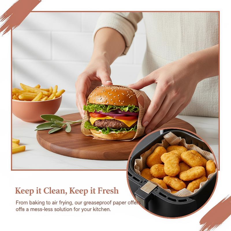 Kitchen Grade Baking Sheet - 식품 등급 베이킹 페이퍼 50매, 논스틱,
