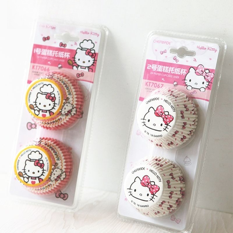 Kitchen Baking Paper - 헬로 키티 프린트 컵케이크 라이너 귀여운