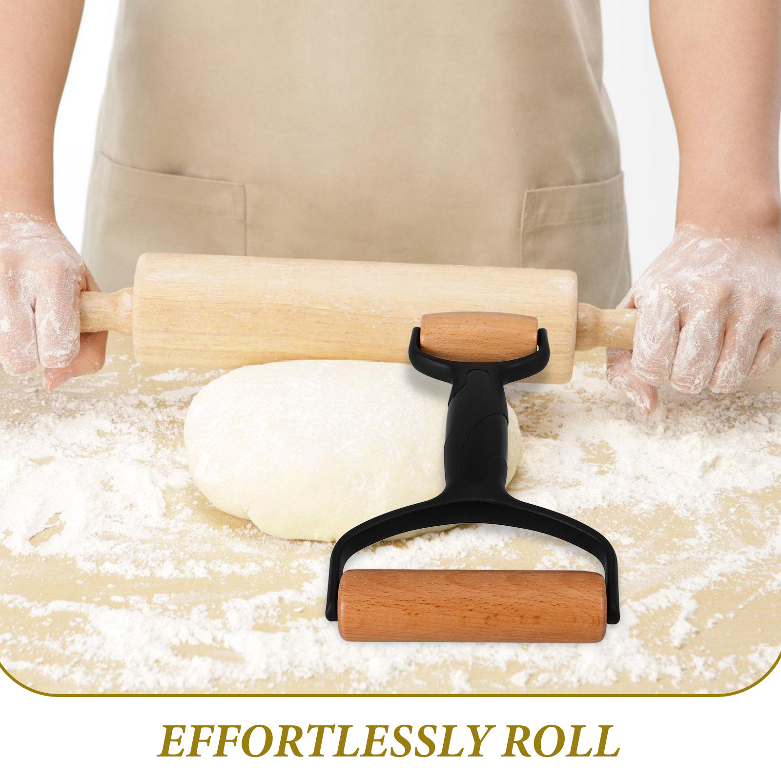 양면 롤링핀 나무 플라스틱 견고한 베이킹 도구 주방용  - Kitchen Roller Baking 리뷰 및 가격