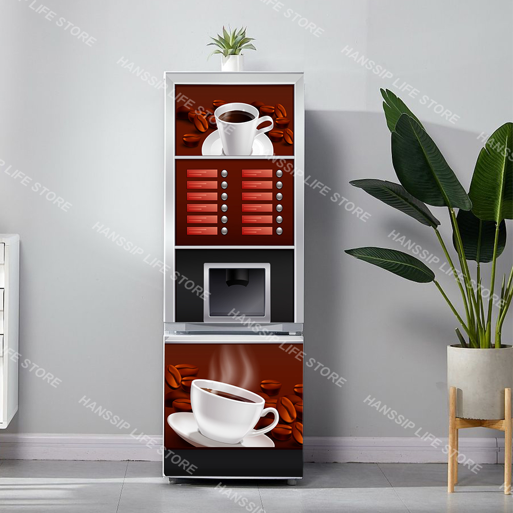 레트로 휴대폰 부스 프린트 냉장고 문짝 패널 데칼, 방 - Kitchen Baking Cabinet 리뷰 및 가격