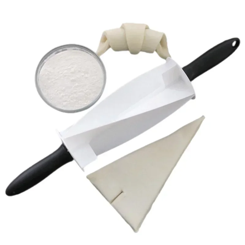 손잡이가 있는 플라스틱 크로와상 반죽 커터, 빠른 롤링 - Kitchen Roller Baking 리뷰 및 가격