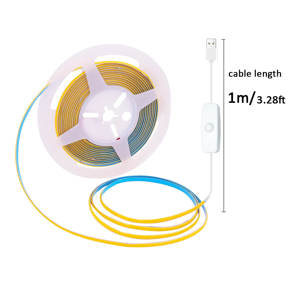3mm 초박형 LED COB 스트립 USB 5V 플렉시 - Kitchen Baking Cabinet 리뷰 및 가격