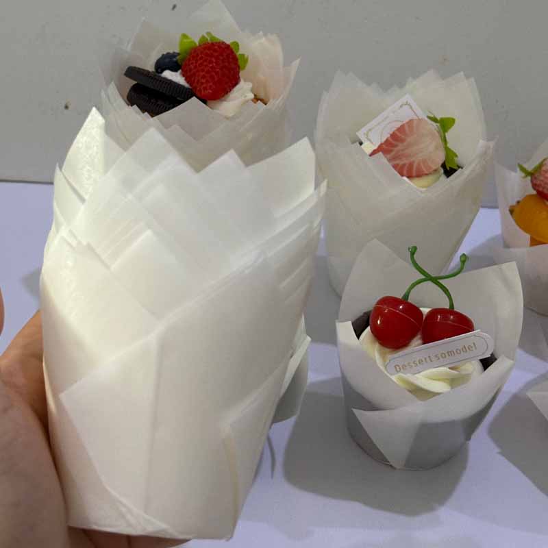 50개/100개/200개 튤립 케이크 종이컵, 내열성  - Kitchen Baking Paper 리뷰 및 가격