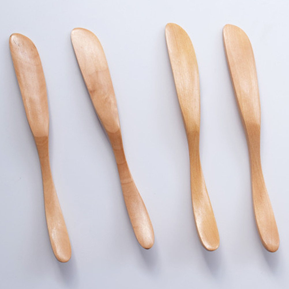 3Pcs 나무 버터 스프레더 천연 나무 식기류 크림 잼 - Kitchen Baking Decor 리뷰 및 가격