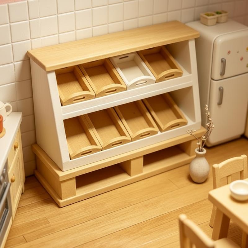 1Pcs 1 12 인형 집 케이크 캐비닛 보관 선반 모 - Kitchen Baking Cabinet 리뷰 및 가격