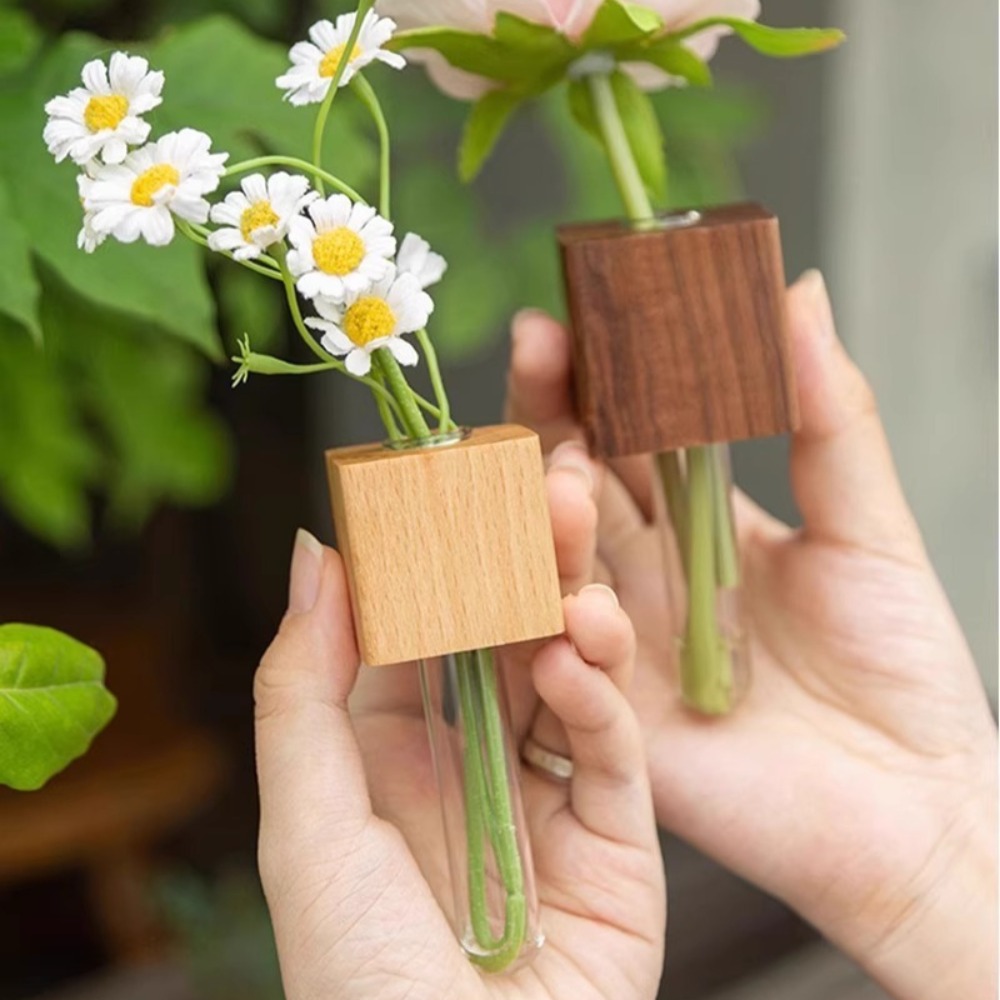 나무 시험관 화병 냉장고 자석 수경재배 식물 번식 화병 - Kitchen Quiz 리뷰 및 가격