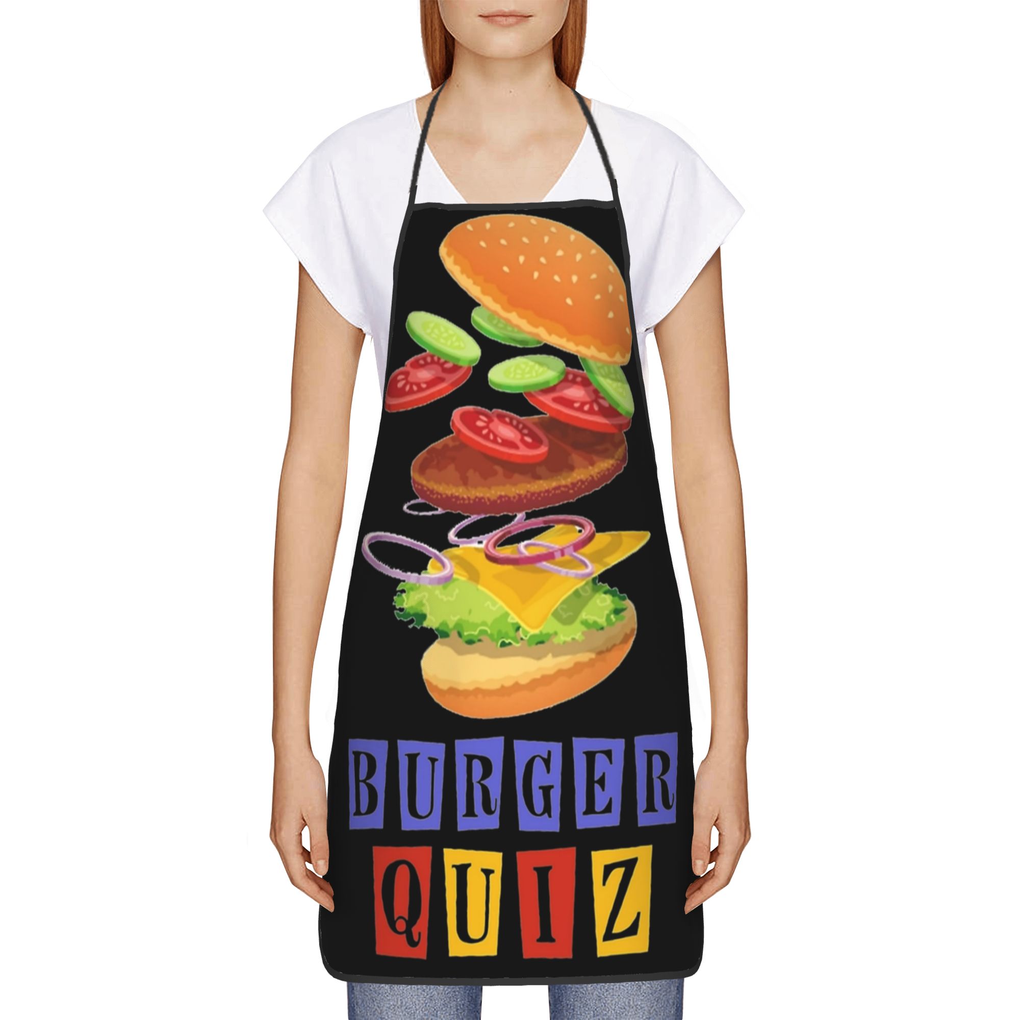 버거 퀴즈 앞치마 청소용 귀여운 주방용품 성인용 바베큐 - Kitchen Quiz 리뷰 및 가격